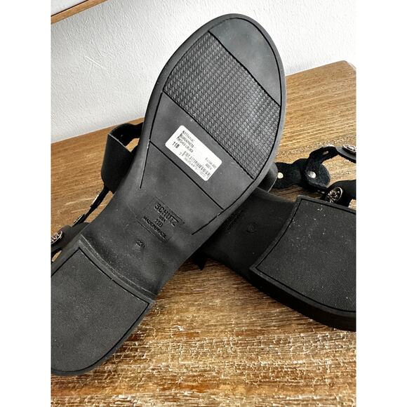 Schutz ALETTA LEATHER SANDAL size 11B New comfy flats for any occasion - Picture 12 of 16